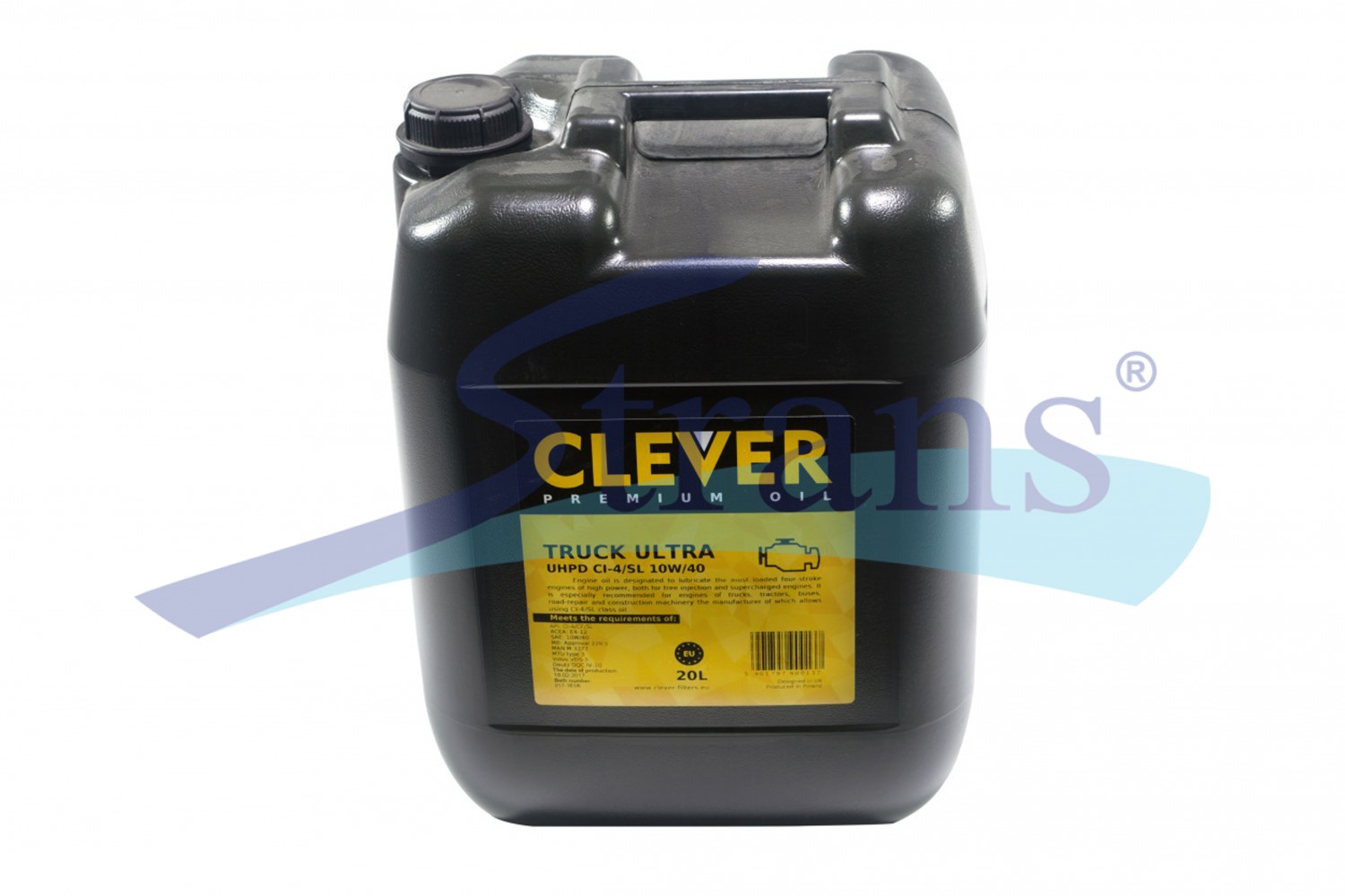Масло Моторне Clever Ultra Uhpd 10W40 20Л (Підходить Для Дизельних
